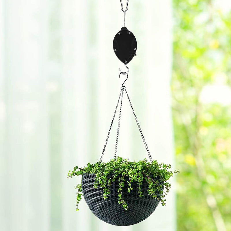 Heavy-duty Retractable Plant Pulley - The Cabin Rose 