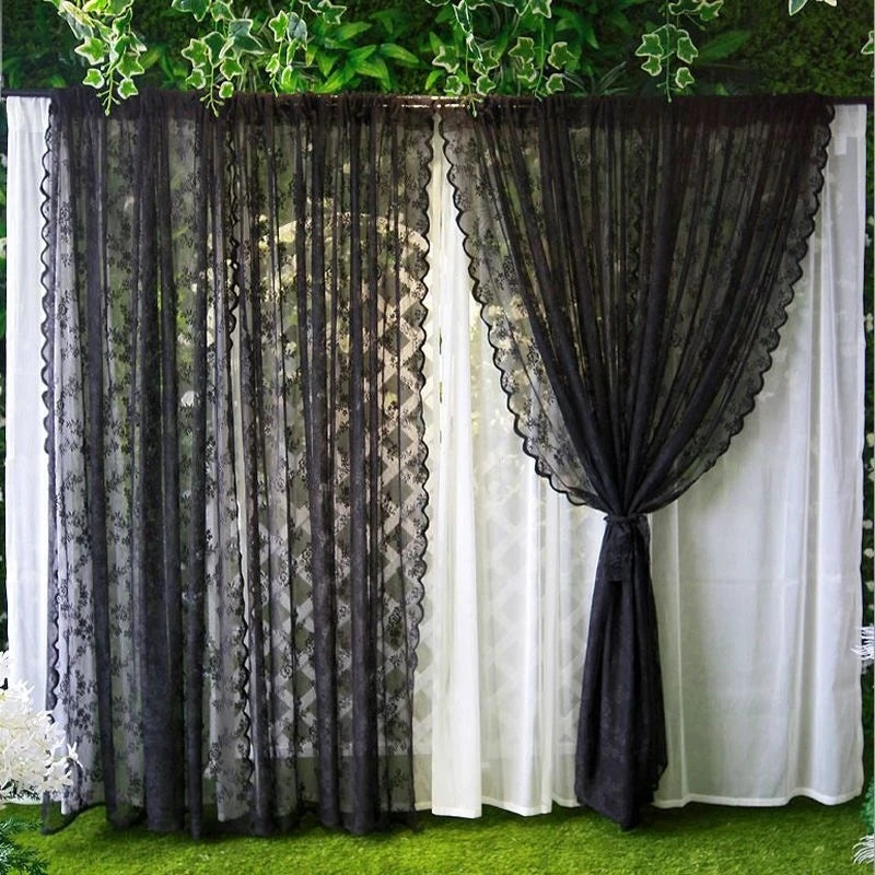 Lace Curtain - The Cabin Rose 