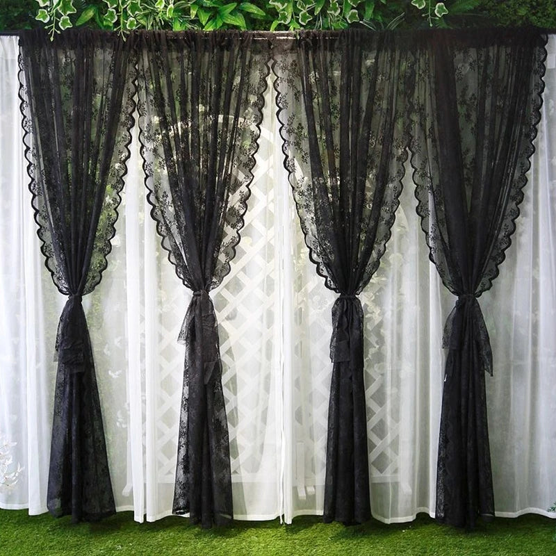 Lace Curtain - The Cabin Rose 