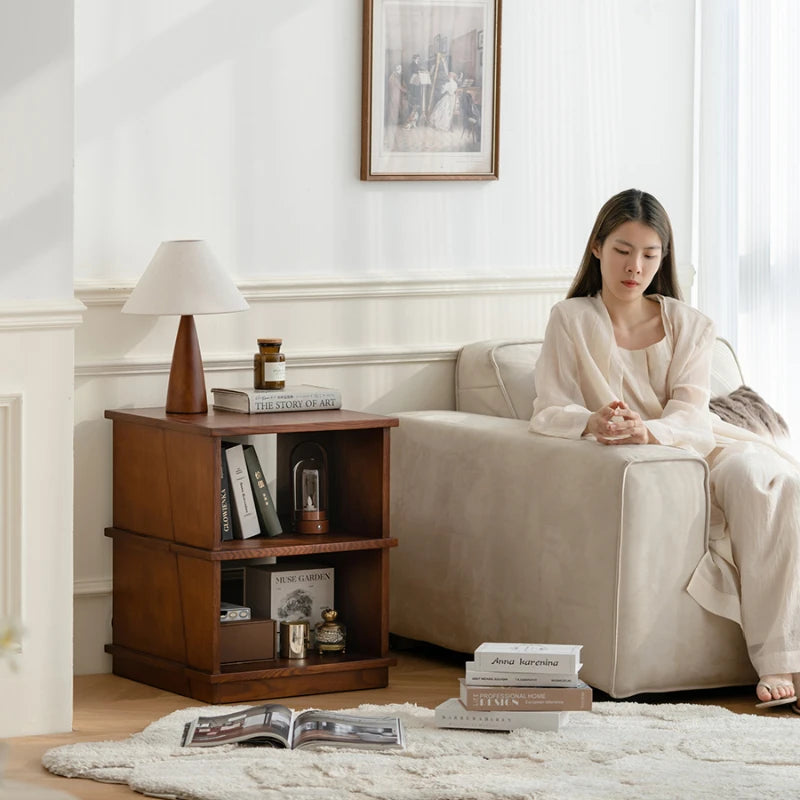 *SPECIAL FIND* Versatile Wooden End Table & Bookshelf - The Cabin Rose 