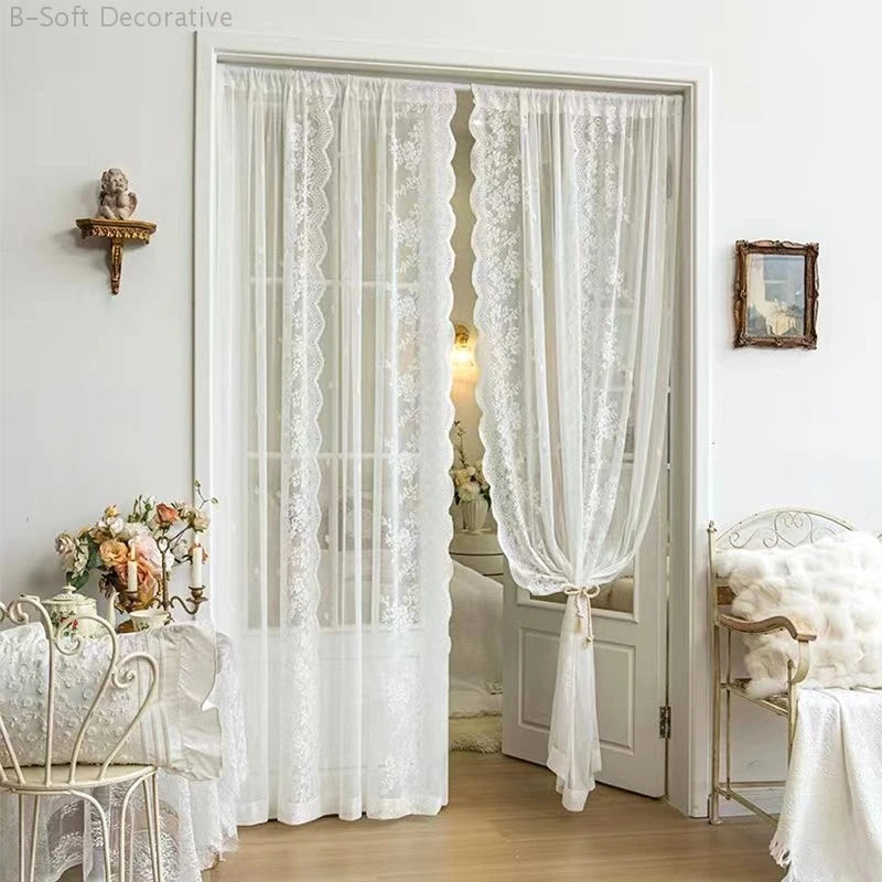 Lace Curtain - The Cabin Rose 