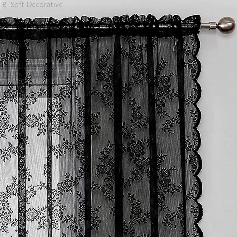 Lace Curtain - The Cabin Rose 