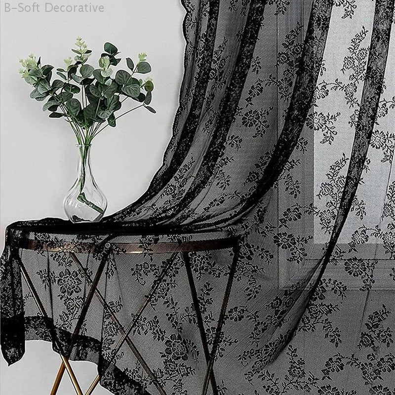 Lace Curtain - The Cabin Rose 