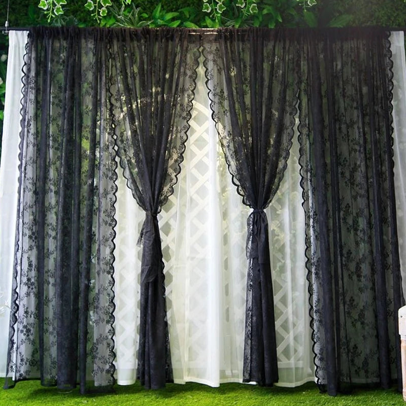 Lace Curtain - The Cabin Rose 