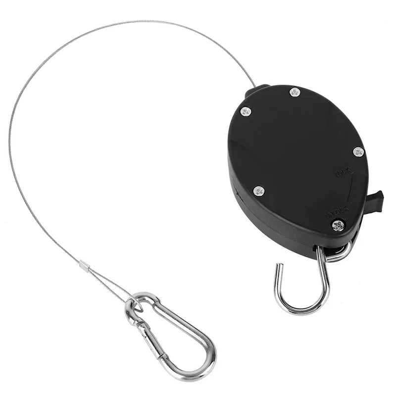 Heavy-duty Retractable Plant Pulley - The Cabin Rose 